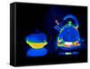 Kettle And Teapot, Thermogram-Tony McConnell-Framed Stretched Canvas