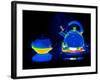 Kettle And Teapot, Thermogram-Tony McConnell-Framed Photographic Print