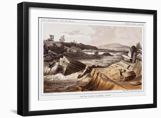 Kettle Falls, Columbia River-Thomas H. Ford-Framed Giclee Print
