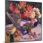 Kettle Hat and Flowers-Allayn Stevens-Mounted Art Print