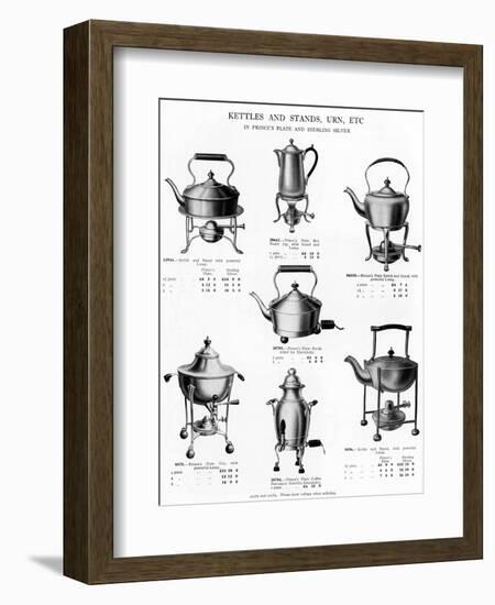 Kettles and Stands-null-Framed Art Print