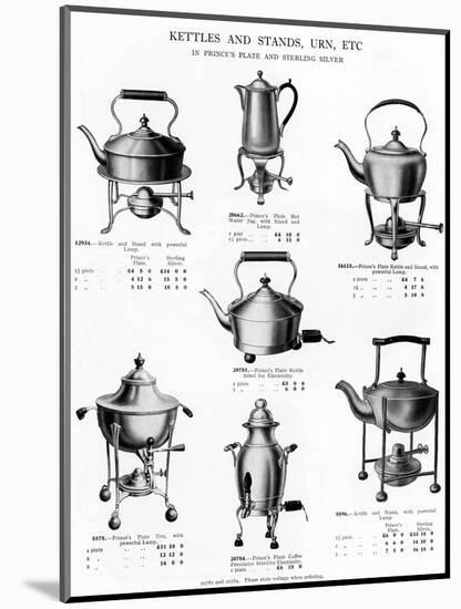 Kettles and Stands-null-Mounted Art Print