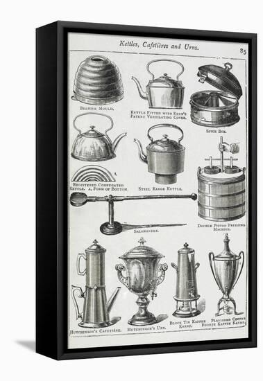 Kettles, Cafetieres and Urns-Isabella Beeton-Framed Stretched Canvas