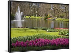 Keukenhof, Park and Gardens Near Amsterdam, Netherlands, Europe-Amanda Hall-Framed Photographic Print