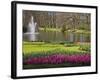 Keukenhof, Park and Gardens Near Amsterdam, Netherlands, Europe-Amanda Hall-Framed Photographic Print