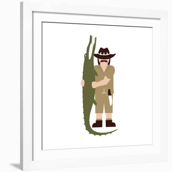 Kev from Darwin-Tosh-Framed Art Print