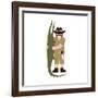 Kev from Darwin-Tosh-Framed Art Print