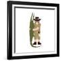 Kev from Darwin-Tosh-Framed Art Print