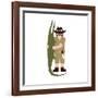 Kev from Darwin-Tosh-Framed Art Print