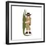 Kev from Darwin-Tosh-Framed Premium Giclee Print