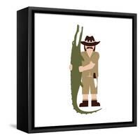 Kev from Darwin-Tosh-Framed Stretched Canvas
