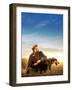 KEVIN COSTNER. "DANCES WITH WOLVES" [1990], directed by KEVIN COSTNER.-null-Framed Photographic Print
