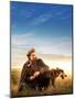 KEVIN COSTNER. "DANCES WITH WOLVES" [1990], directed by KEVIN COSTNER.-null-Mounted Photographic Print