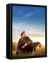 KEVIN COSTNER. "DANCES WITH WOLVES" [1990], directed by KEVIN COSTNER.-null-Framed Stretched Canvas