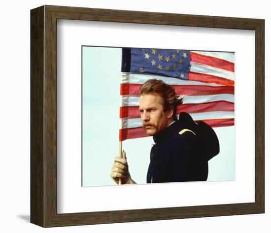 Kevin Costner, Dances with Wolves (1990)-null-Framed Photo