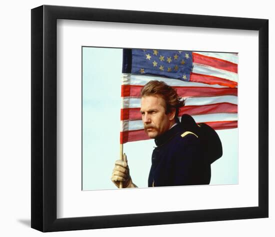 Kevin Costner, Dances with Wolves (1990)-null-Framed Photo