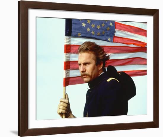 Kevin Costner, Dances with Wolves (1990)-null-Framed Photo