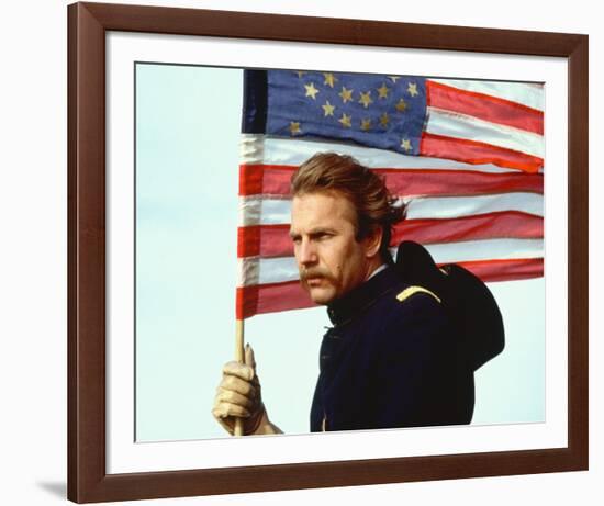 Kevin Costner, Dances with Wolves (1990)-null-Framed Photo