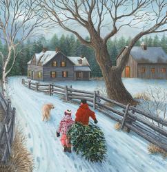 affordable christmas scenes posters