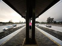 Waiting for the Train-Kevin Lange-Photographic Print