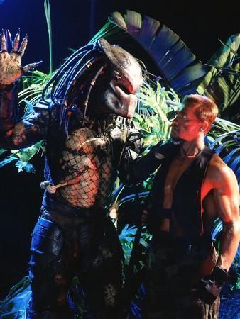 'KEVIN PETER HALL; ARNOLD SCHWARZENEGGER. "Predator" [1987], directed