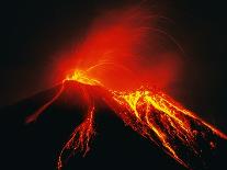 Arenal Erupting-Kevin Schafer-Photographic Print