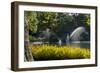 Kew Autumn Lake 1-Charles Bowman-Framed Photographic Print