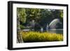 Kew Autumn Lake 1-Charles Bowman-Framed Photographic Print