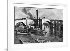 Kew Bridge Goes-Warwick Goble-Framed Premium Giclee Print