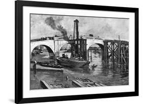 Kew Bridge Goes-Warwick Goble-Framed Premium Giclee Print