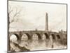 Kew Bridge-JH Herring-Mounted Art Print