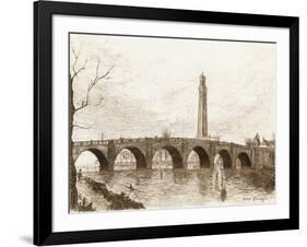 Kew Bridge-JH Herring-Framed Art Print