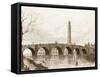 Kew Bridge-JH Herring-Framed Stretched Canvas