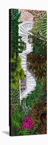 Kew Gardens #2, 2020 (Brush Pens on Paper)-Charlotte Orr-Stretched Canvas