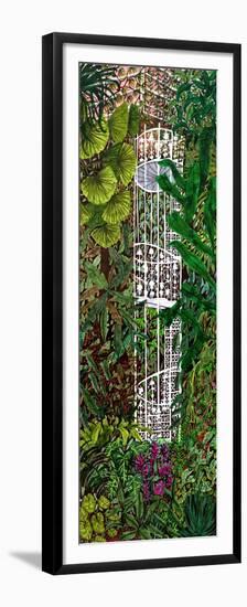 Kew Gardens #3, 2020, (Brush Pens on Paper)-Charlotte Orr-Framed Premium Giclee Print