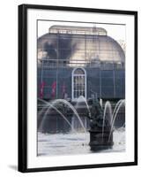 Kew Gardens Fountain-Charles Bowman-Framed Photographic Print