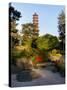 Kew Gardens Pagoda-Charles Bowman-Stretched Canvas