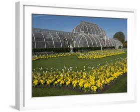 Kew Gardens Palm House-Charles Bowman-Framed Photographic Print