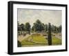 Kew Gardens, the Path to the Main Greenhouse-Camille Pissarro-Framed Giclee Print