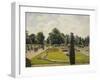 Kew Gardens, the Path to the Main Greenhouse-Camille Pissarro-Framed Giclee Print
