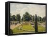 Kew Gardens, the Path to the Main Greenhouse-Camille Pissarro-Framed Stretched Canvas