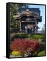 Kew Japanese Pagoda-Charles Bowman-Framed Stretched Canvas