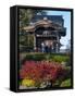 Kew Japanese Pagoda-Charles Bowman-Framed Stretched Canvas