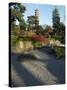 Kew Japanese Pagoda-Charles Bowman-Stretched Canvas