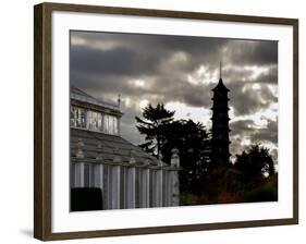 Kew Pagoda Sky-Charles Bowman-Framed Photographic Print