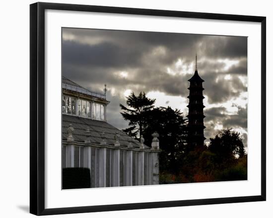 Kew Pagoda Sky-Charles Bowman-Framed Photographic Print