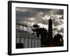 Kew Pagoda Sky-Charles Bowman-Framed Photographic Print