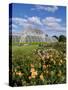 Kew Palm House-Charles Bowman-Stretched Canvas