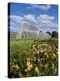 Kew Palm House-Charles Bowman-Stretched Canvas