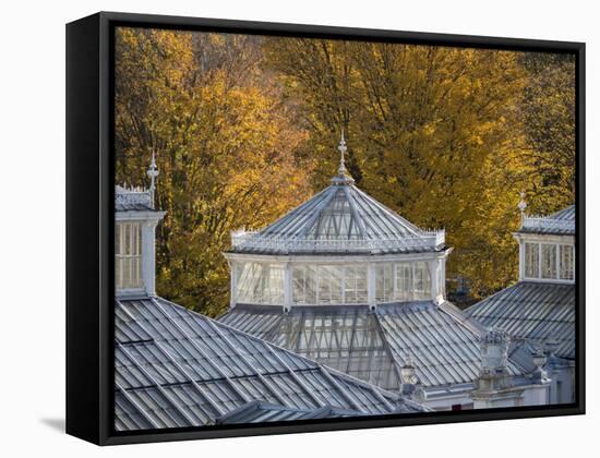 Kew Temperate House 2-Charles Bowman-Framed Stretched Canvas